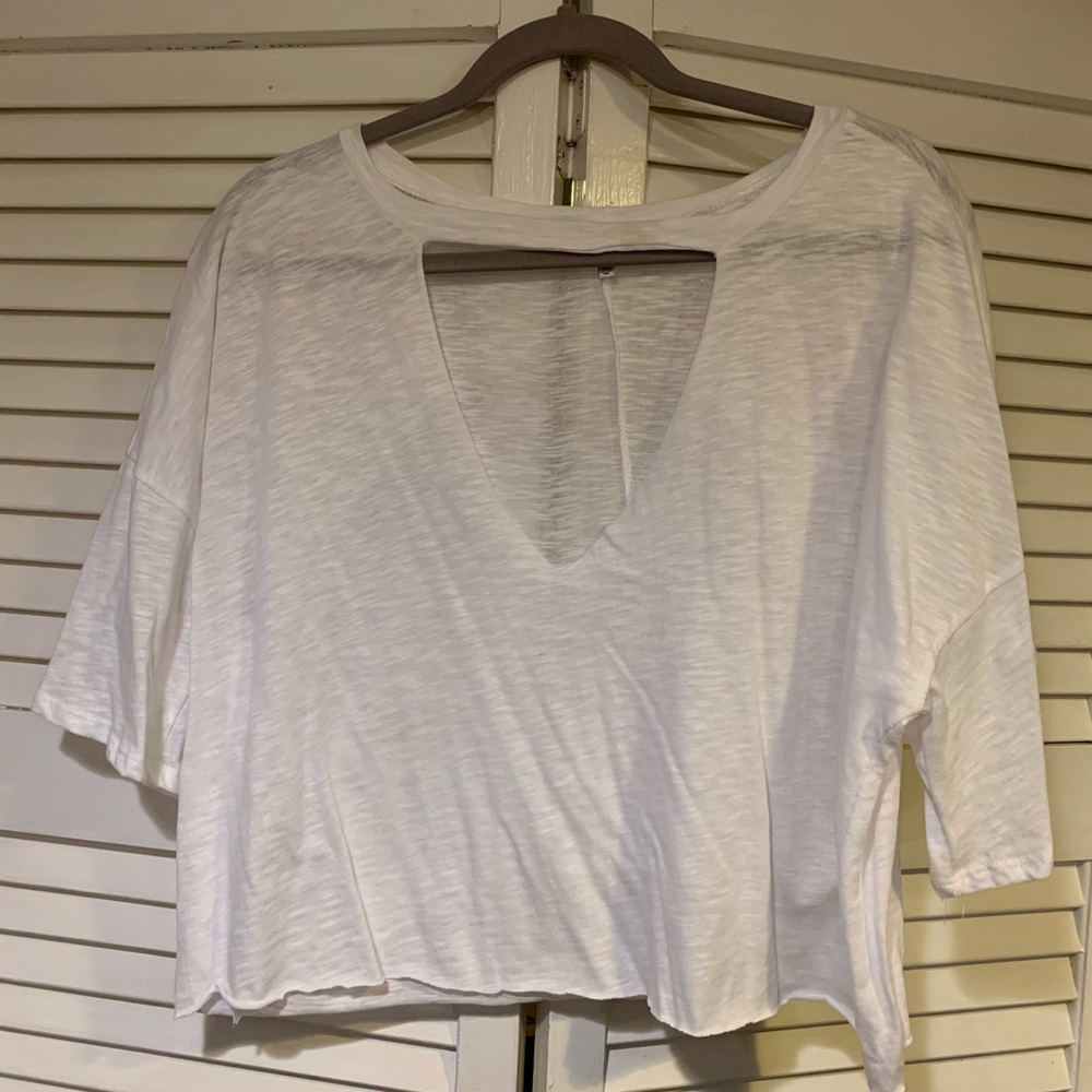 White Crop Top